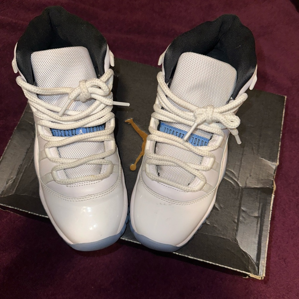 Jordan Kids White and Black Sneakers, great condition